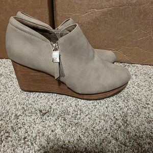 Women's Dr Scholls Tan Wedge Ankle Boots